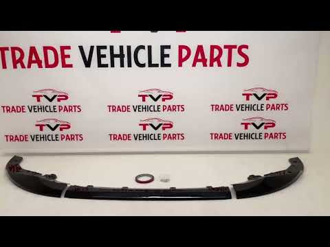 Fits BMW 4 Series G22 G23 2020- Front Lip Splitter Spoiler Gloss Black video