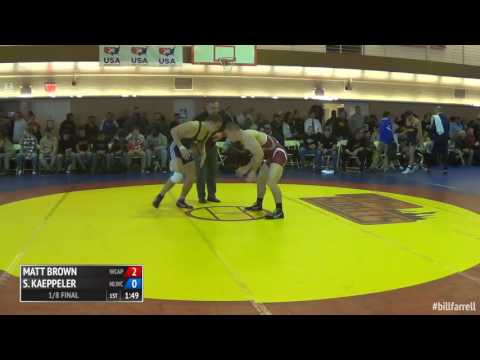 74 1/8 Final - Matt Brown (Army (WCAP)) vs. Stefan Kaeppeler (Nittany Lion WC)