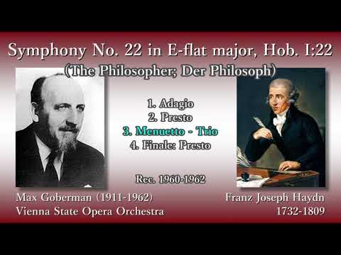 Haydn: Symphony No. 22, Goberman & Vienna State OperaO (1960-62) ハイドン 交響曲第22番 ゴバーマン