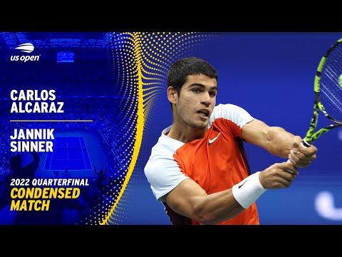 Jannik Sinner vs. Carlos Alcaraz Condensed Match | 2022 US Open Quarterfinal
