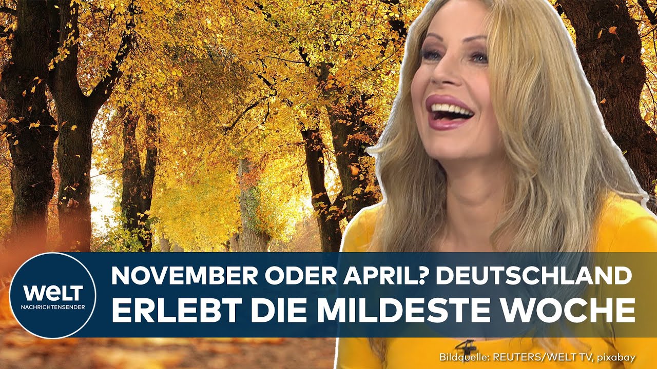 DEUTSCHLAND: Kaum zu glauben! Der November fühlt sich an wie Mai! Diese Wetterkarte überrascht alle!