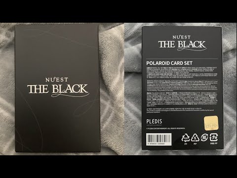 NU'EST The Black Polaroid Card Set Unboxing (English Subtitles)