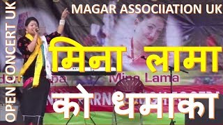Mina Lama in UK Performance Open Concert Magar Association UK