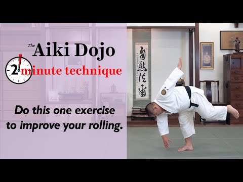 The 1 Leg Reach - The Aiki Dojo 2 Minute Technique #aikido #ukemi #zenpokaiten #aikidocenterla