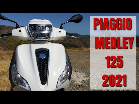 Piaggio Medley 125 (2021) 🛵 Probefahrt, Walkaround, 0 auf 100 km/h (DEUTSCH) 🛵 VLOG186