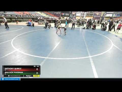 62 Lbs Cons. Round 3 - Brecken Massman, IA Vs Anthony Quiroz, IN 9fa2