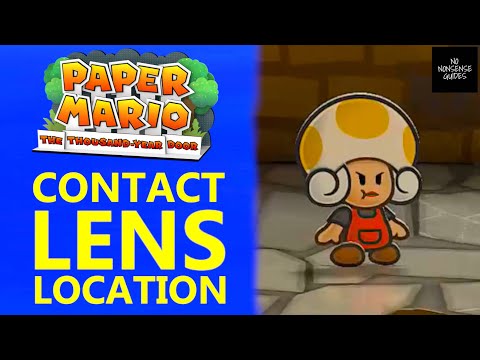 Paper Mario Thousand Year Door Contact Lens Location - How to Get Contact Lens