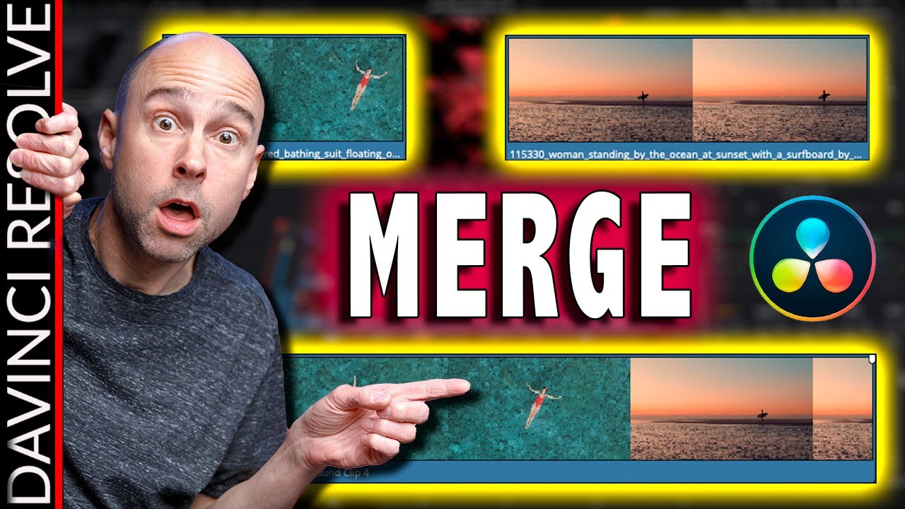How to Merge (join) CLIPS in DaVinci Resolve 17 | Quick Tip Tuesday!