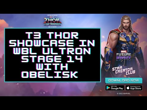 T3 Thor Showcase in WBL Ultron Stage14 With Obelisk | 80 Level | Thor Love & Thunder Inspired Update