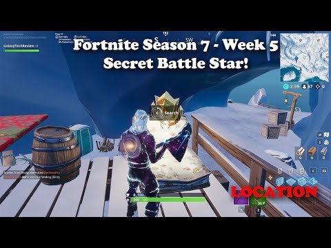 Fortnite - Season 7 - Week 5 Secret Battle Star Location!
