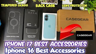 iPhone 17 & 16 Casegear Accessories 🔥 Best Case, Tempered Glass & Lens Protector Review 