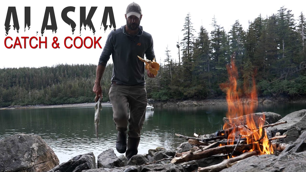 Join me as I Catch & Cook Wild Salmon on Remote Alaskan Stream!