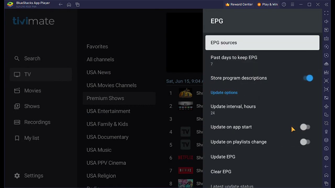 Adding additional TV guide (EPG) information in tivimate