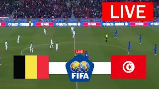Belgium vs Tunisia LIVE | International Friendly Match 2026 | Match LIVE Today Full Match