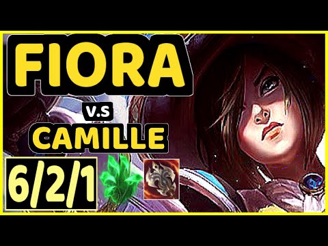 DOXY (FIORA) vs CAMILLE - 6/2/1 KDA TOP GAMEPLAY - EUW Ranked GRANDMASTER