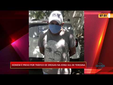 Homem eÌ preso por traÌfico de drogas na zona sul de Teresina 07 08