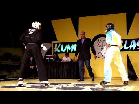 Kameren Dawson v Willie Hicks - Men's Sparring Grand Championship - 2014 Kumite Classic