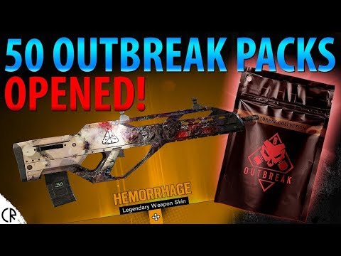 ALL 50 OUTBREAK PACKS OPENED!!