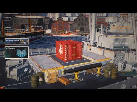 Opening Super Containers - World of Warship 6th Anniversary