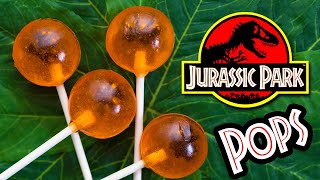 JURASSIC PARK AMBER FOSSIL LOLLIPOPS - NERDY NUMMIES