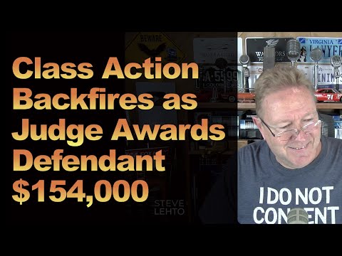 Class Action Backfires as Judge Awards Defendant $154,000