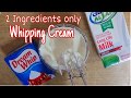WHIPPING CREAM EASY TO MAKE 2 INGREDIENTS WHIPPING CREAM DREAMWHIP DREAM WHIP MILK FERLAINE VLOGS