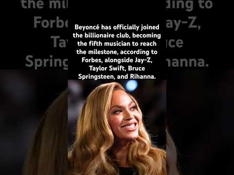 Beyoncé joins billionaire legends 👑#Beyonce #BillionaireClub #Forbes #MusicIcon #PowerMoves