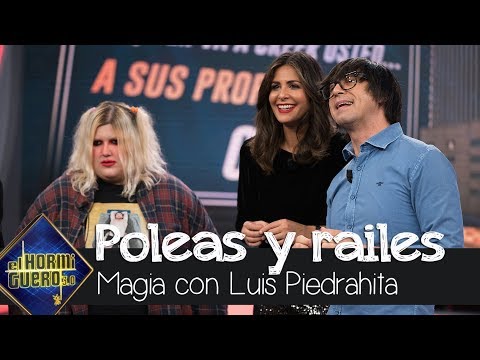 Luis Piedrahita con poleas, raíles y vagonetas - El Hormiguero 3.0