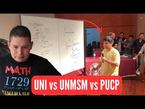 Así es un TORNEO de CÁLCULO entre las MEJORES UNIVERSIDADES de Perú