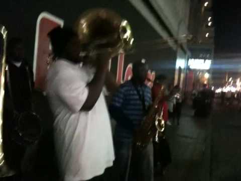 TBC Brass Band on Bourbon & Canal,  "Big Ballin'" 3-23-10 Part 1