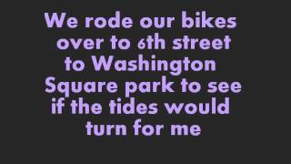 Washington Square Park by the Wonder Years (lyrics on screen)