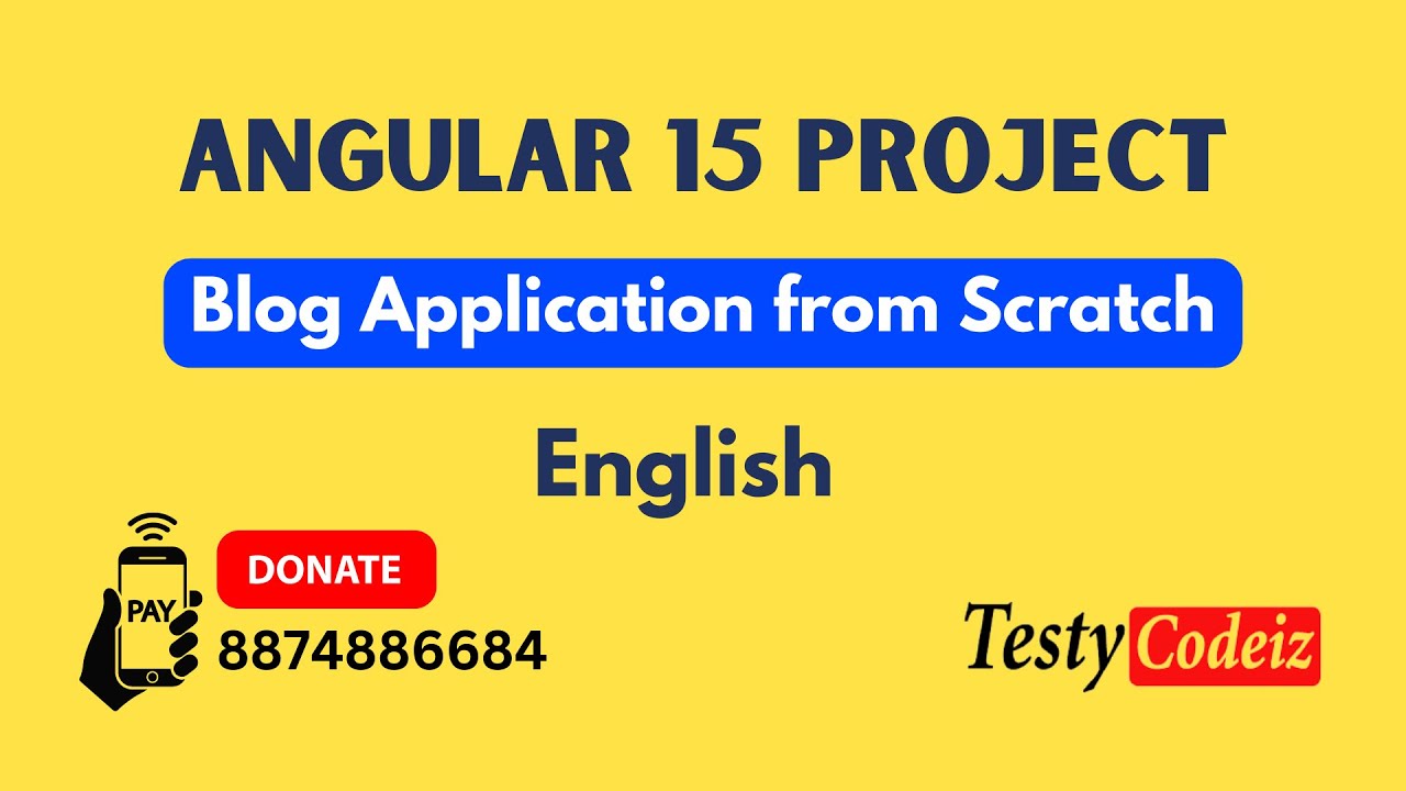 Angular 15 blog project using bootstrap, Installation and Project setup in Angular With Testycodeiz
