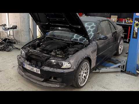 Nas E46 M3 V10 Napokon Opet Izgleda Kao Auto!!!