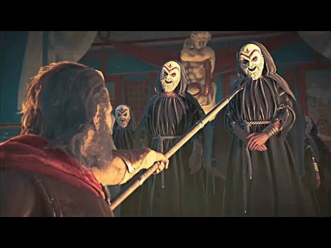 Assassin's Creed Odyssey Gameplay LEONIDAS MEETS THE CULT CUT SCENE