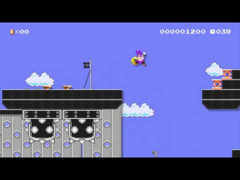 Nabbit's Airship Dash by NFuse_Greg - SUPER MARIO MAKER - No Commentary 1AI