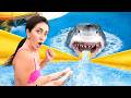 Surviving 100 Hours On A Waterpark Island