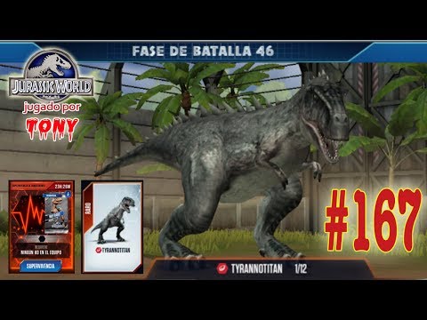 Jurassic World "Cap. 167 - Ningún K.O. en el equipo... y el Tyrannotitan" por Tony