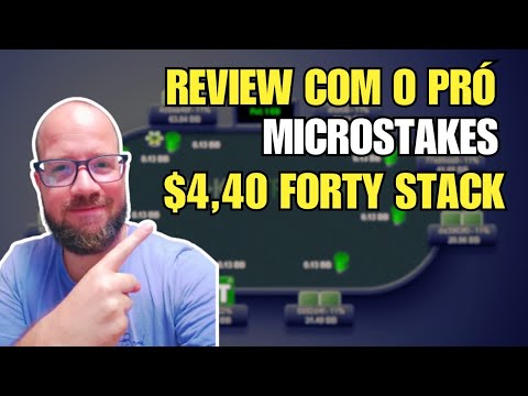 Uma verdadeira AULA de POKER para quem joga TORNEIOS MICROSTAKES | REVIEW COM O PRÓ #34