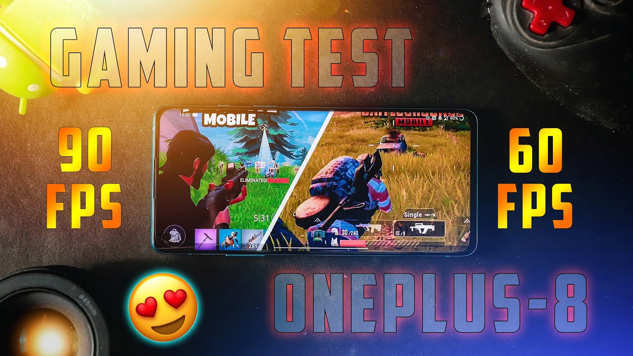 Oneplus 8 Pubg Mobile vs Fortnite Gaming Test, Graphics Settings & Gameplay, FPS & Battery Drain