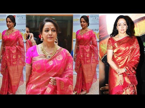 Hema Malini's Saree Fashion 2019 | Indian Saree Designs 2019