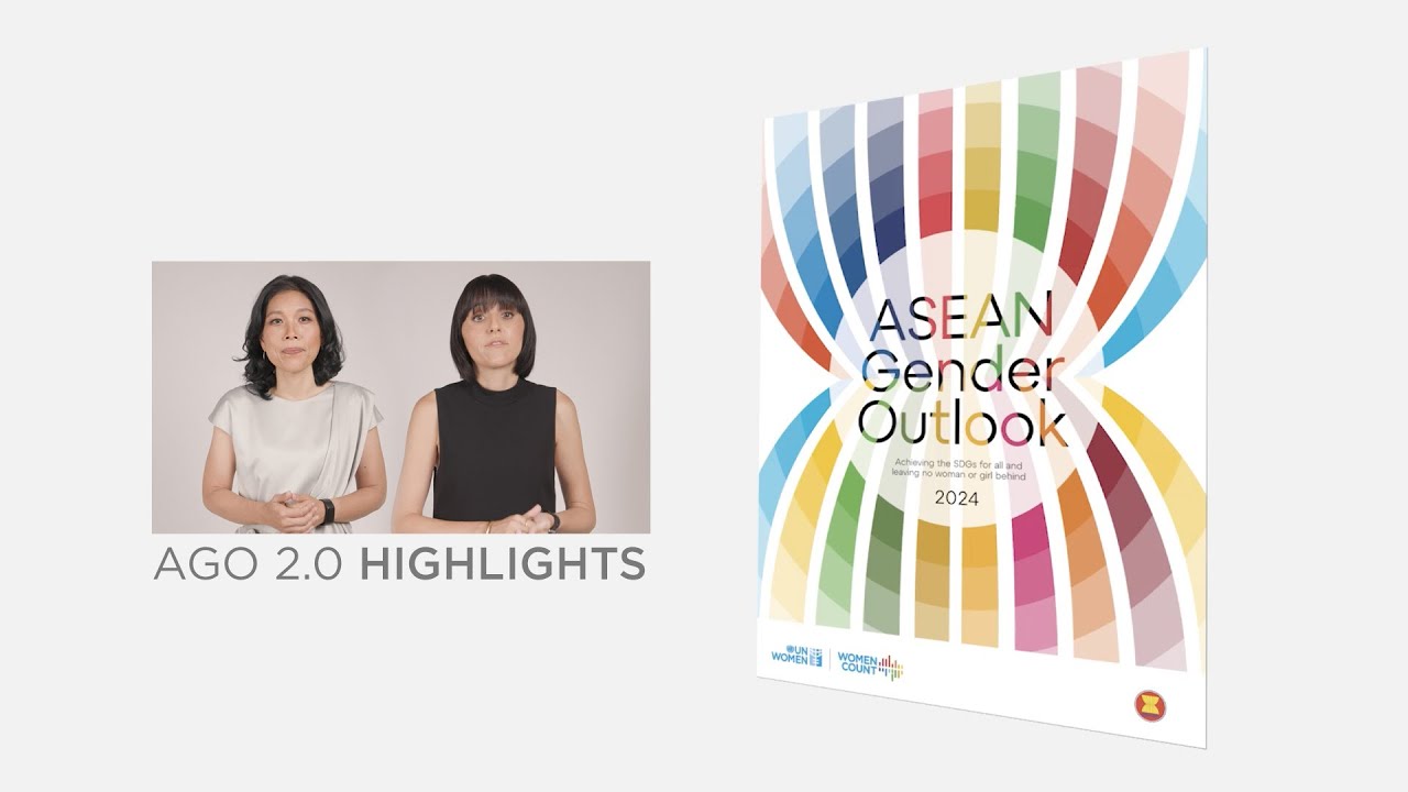 The ASEAN Gender Outlook 2024 (AGO 2.0) highlights presentation