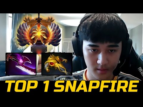 ABED TOP 1 SNAPFIRE RIGHT CLICK BUILD DOTA 2
