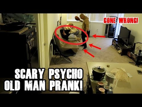 PSYCHO OLD MAN SCARE PRANK! ( HALLOWEEN SPECIAL )