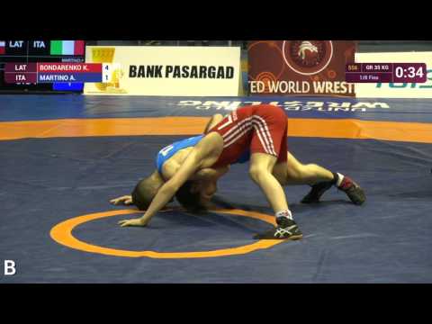 Kaspars BONDARENKO (LAT) - Andrea MARTINO (ITA).mp4