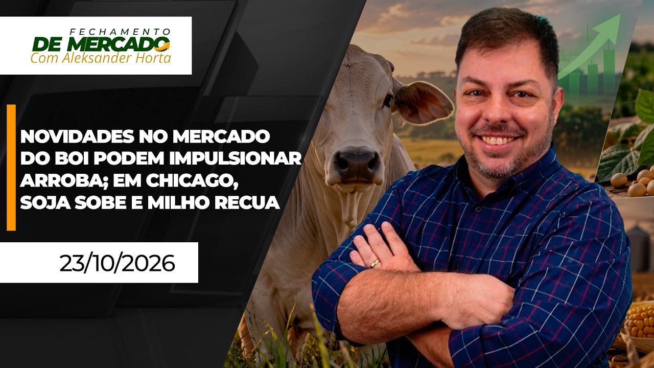 FECHAMENTO DE MERCADO - Novidades no mercado do boi podem impulsionar arroba; em Chicago, soja...