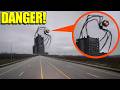 Drone Catches House Head CLIMBING A Building It S WATCHING Us