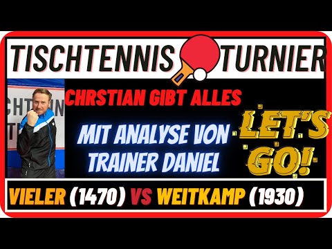 Tischtennis 🏓 Mannschaftsturnier / Chris gibt alles 🤙🤙