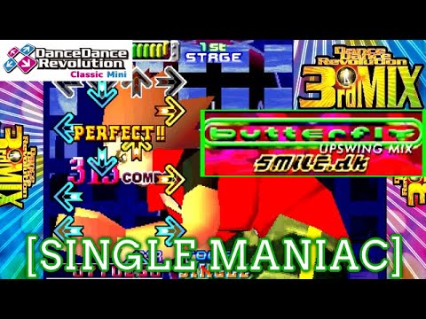 【DDR 3rd】 butterfly (UPSWING MIX) / smile .dk [SINGLE MANIAC(SSR)] [Classic Mini]