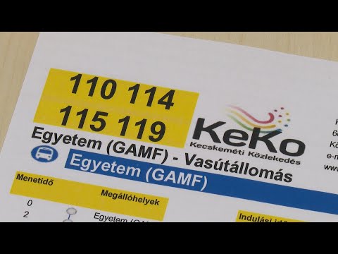 Megújult a kecskeméti buszmenetrend formátuma – átláthatóbb, modernebb formában segíti az utasokat