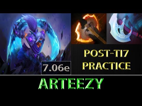 Arteezy [Anti-Mage] Post-TI7 Hard Carry Practice ► Dota 2 7.06e